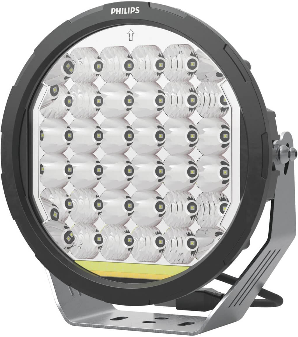 Led-lisävalo Ultinon Drive 5001R - Pyöreä | 22 cm | 17000 lm | Ref. 45, Philips