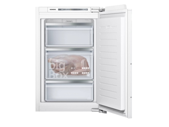 GI21VAFE0 iQ500 Sisäänrakennettava pakastin 88 cm kapealla kiinteällä ovella varustettuna