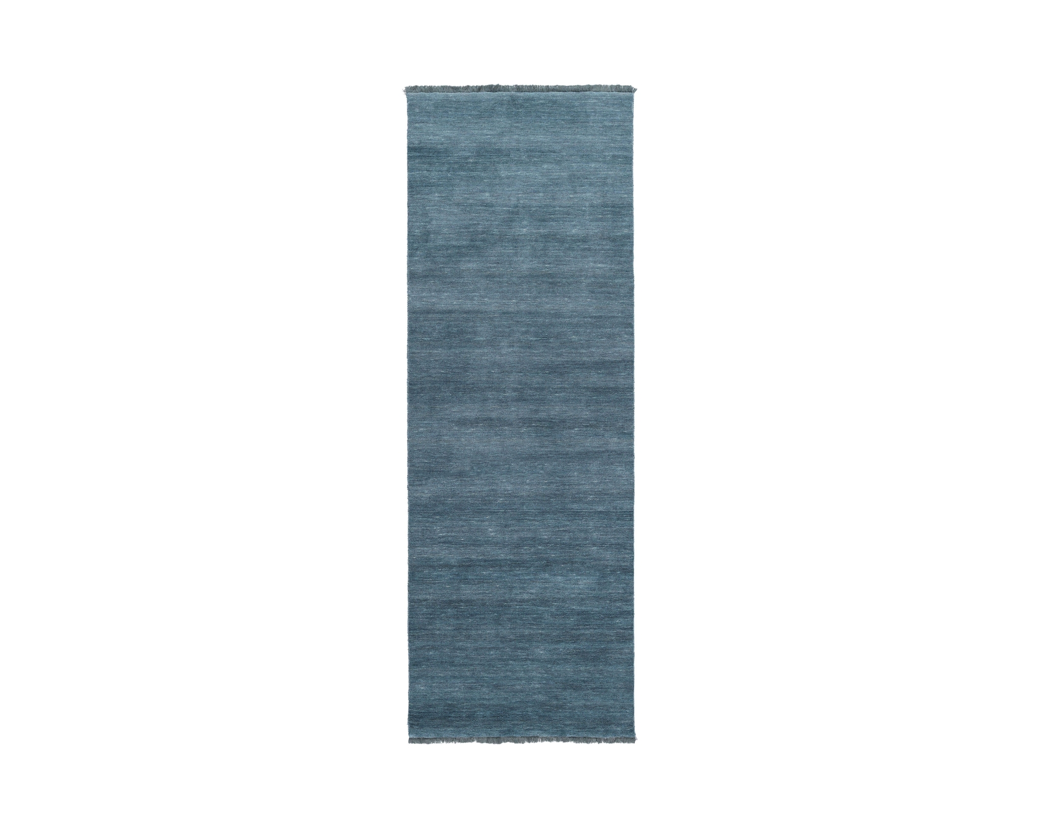 Rugvista Premium Handloom Fringes villamatto 80 x 200 cm sininen