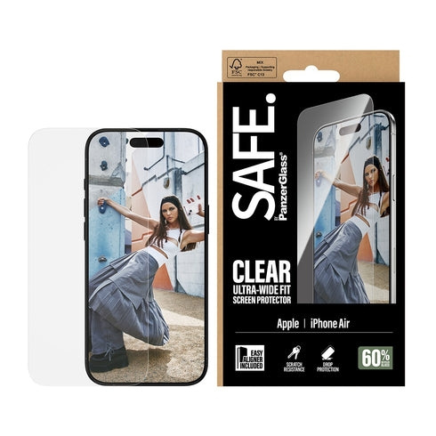 PanzerGlass - SAFE. Näytönsuojakalvo - iPhone Air - UWF, EasyAligner-asennusapuväline
