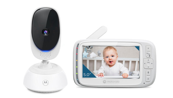 Motorola VM75 -videoitkuhälytin, 5", valkoinen