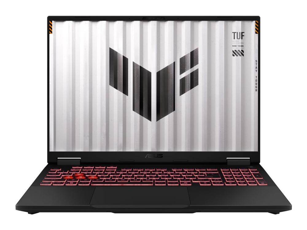 ASUS TUF Gaming A16 FA608UM-RV010W – 180°:n saranamalli – AMD Ryzen 7 – 260 / jopa 5,1 GHz – Win 11 Home - GeForce RTX 5060 - 16 GB RAM - 1 TB SSD NVMe - 16 1920 x 1200 @ 165 Hz - Gigabit Ethernet - Wi-Fi 6E, Bluetooth - jaeger-harmaa