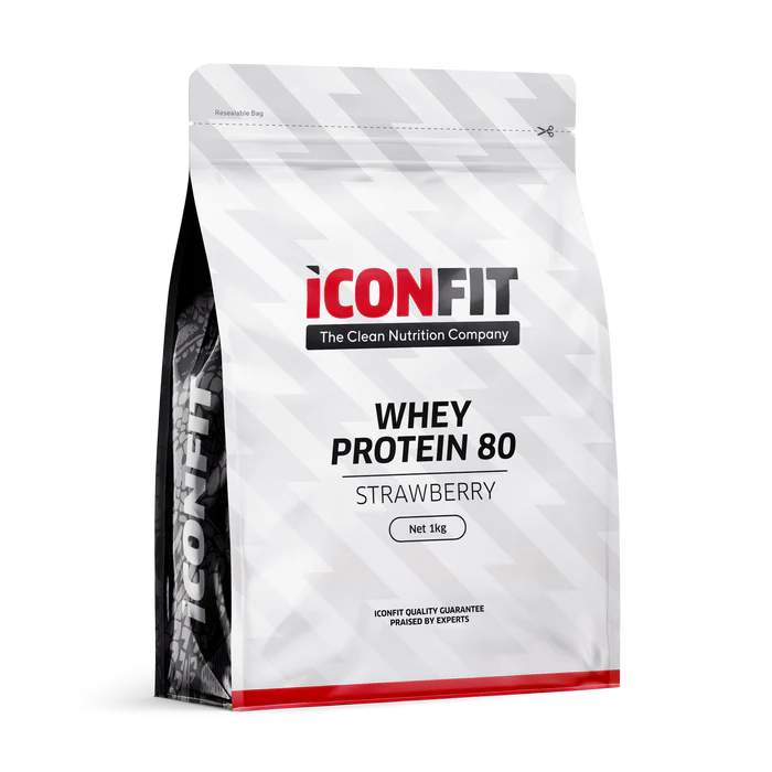 ICONFIT Heraproteiini 80, Mansikka 1 kg 1 kg