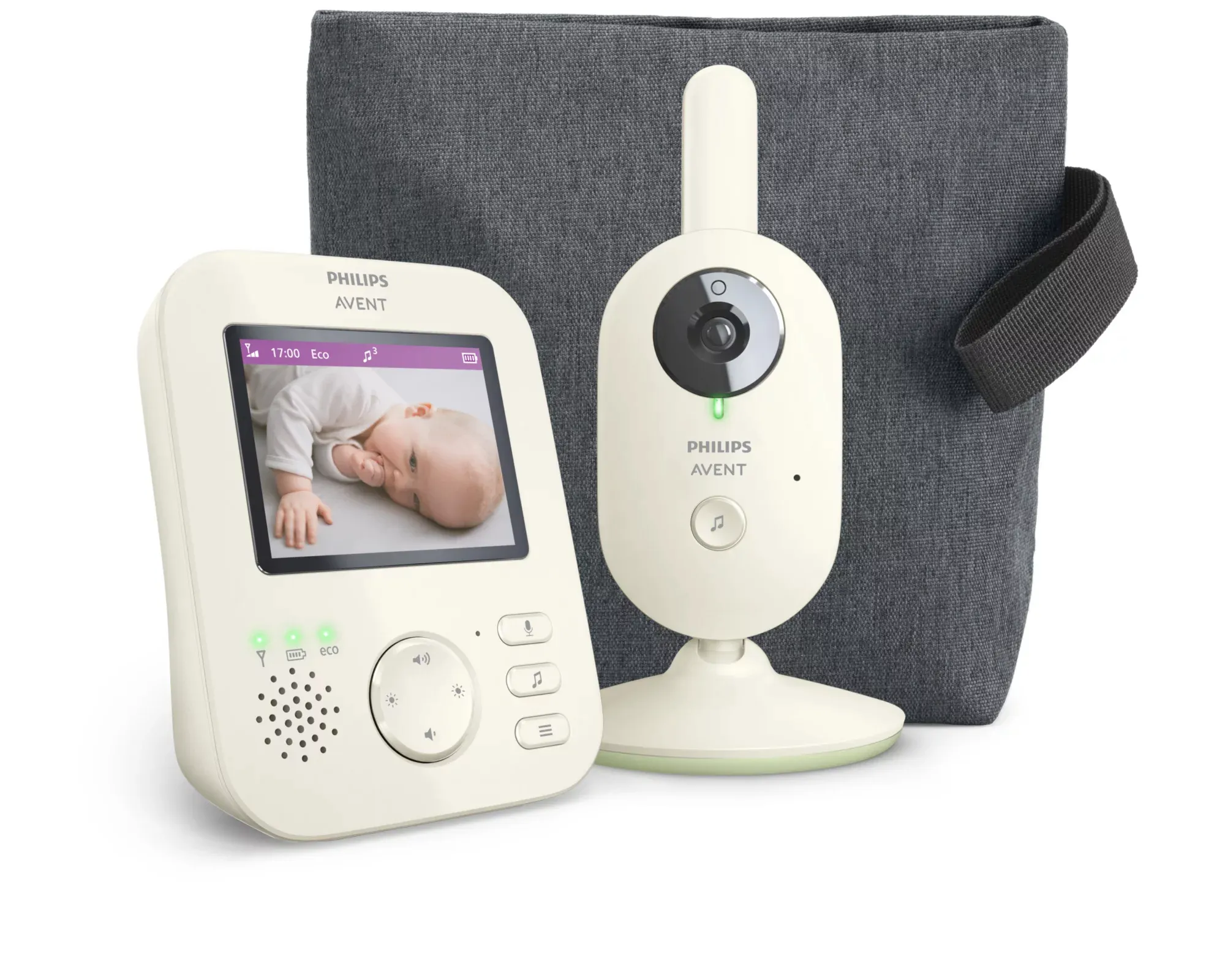 Philips Avent SCD882/26 -videoitkuhälytin, 2,8" LCD-näyttö, valkoinen