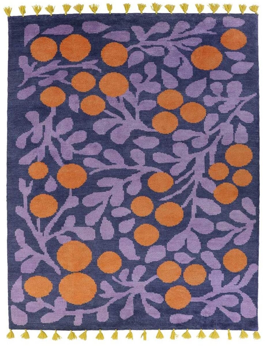 Finarte Terttu villamatto 170x240 cm sininen