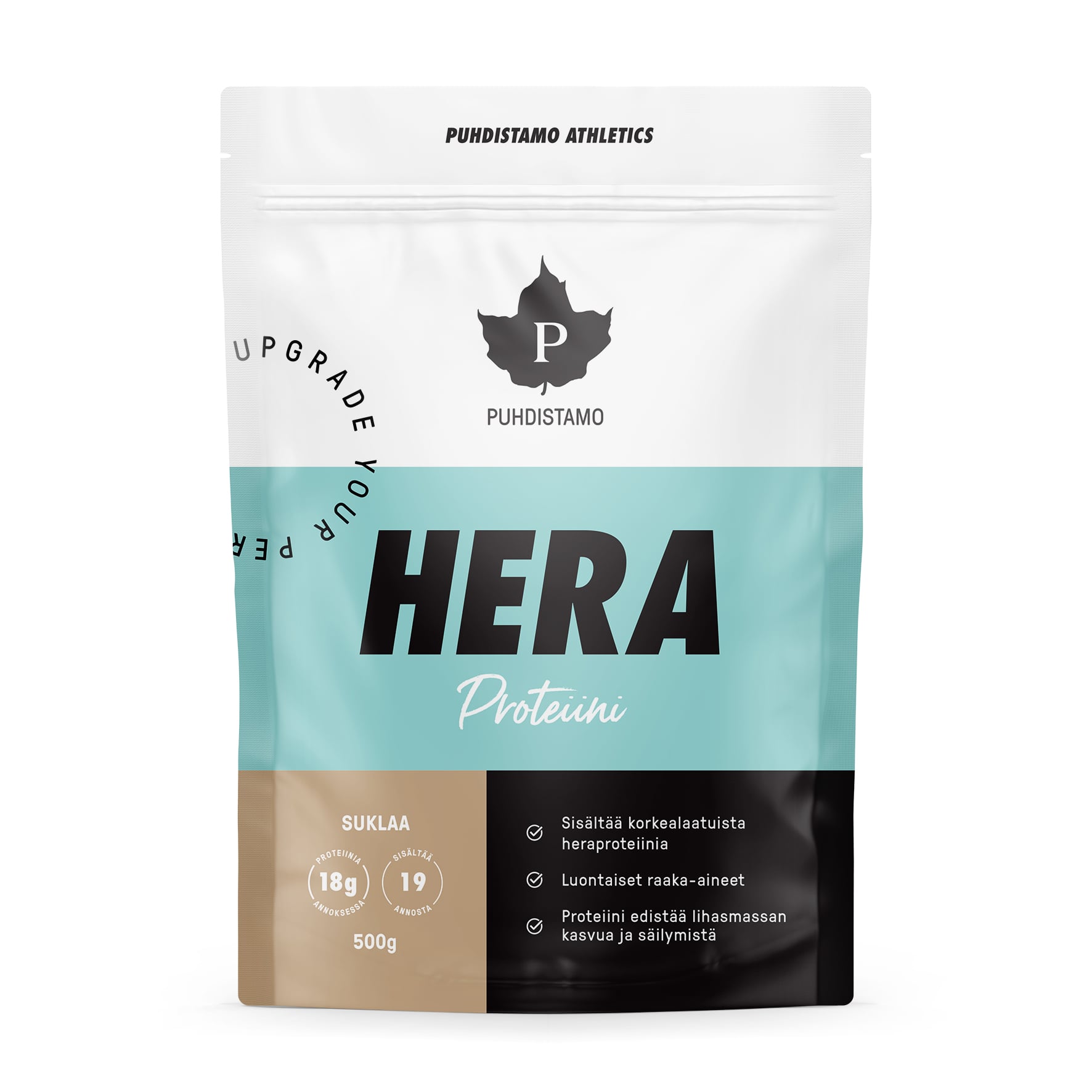 Puhdistamo Athletics Heraproteiini, Suklaa 500g