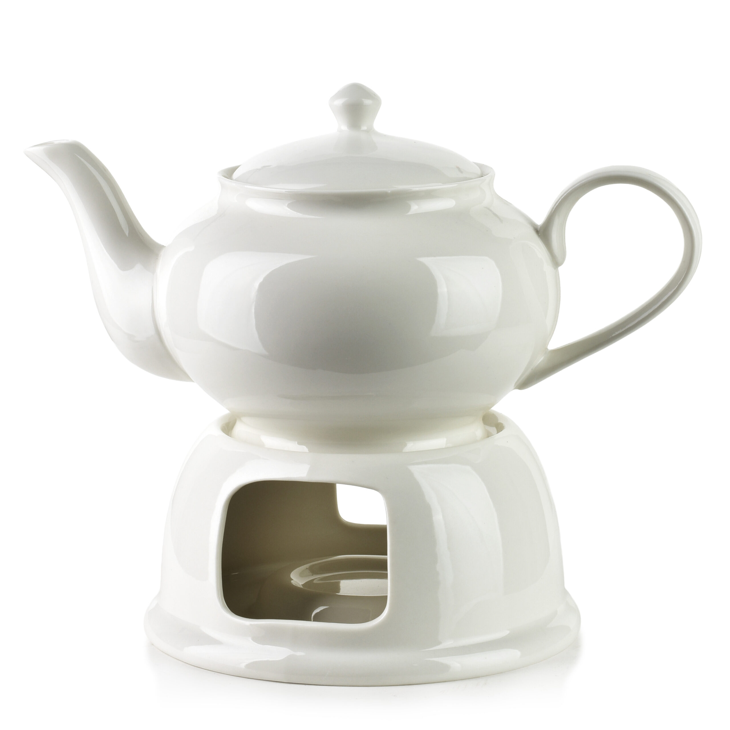 Teekannu posliini BASIC 1,1 l 23x14 cm valkoinen 1 kpl