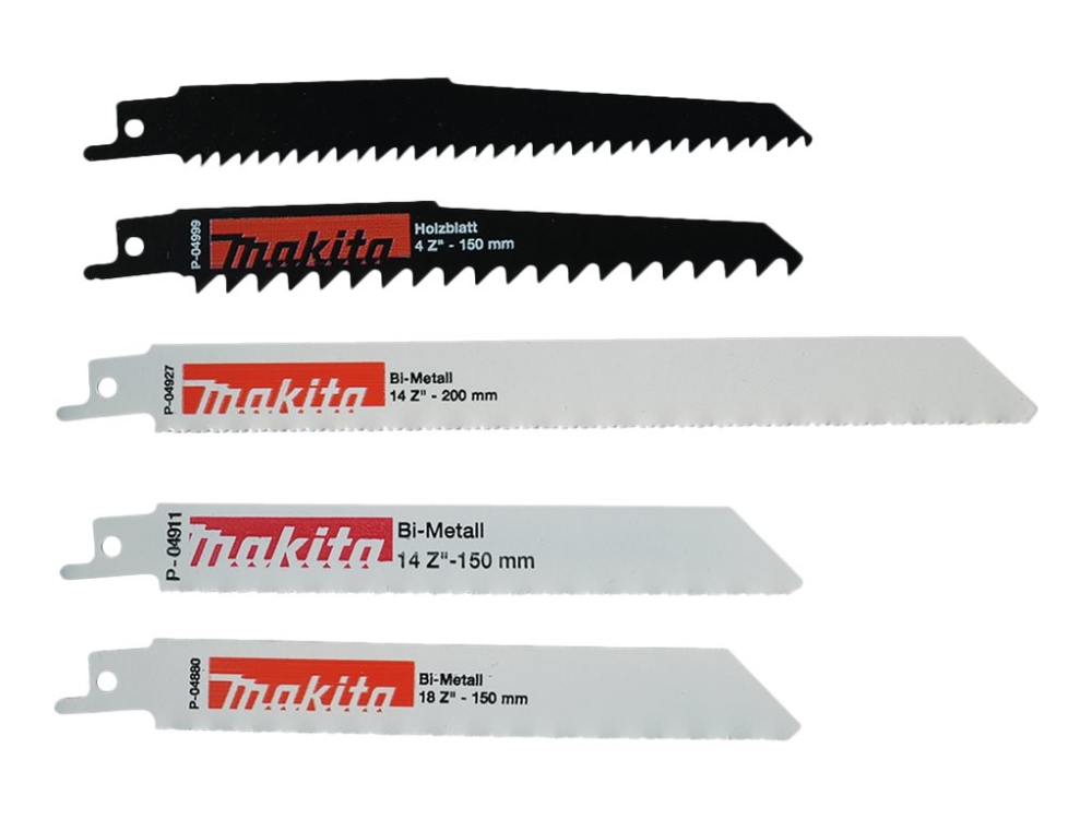 Makita - Sapelisahasarja - puulle, metallille - 5 kpl