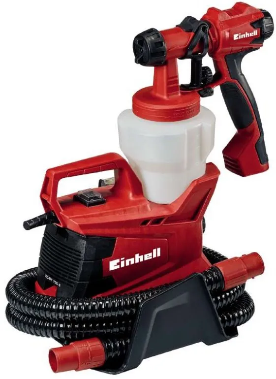 Einhell TC-SY 700 S Sähköinen maaliruisku, Musta, Punainen, Valkoinen