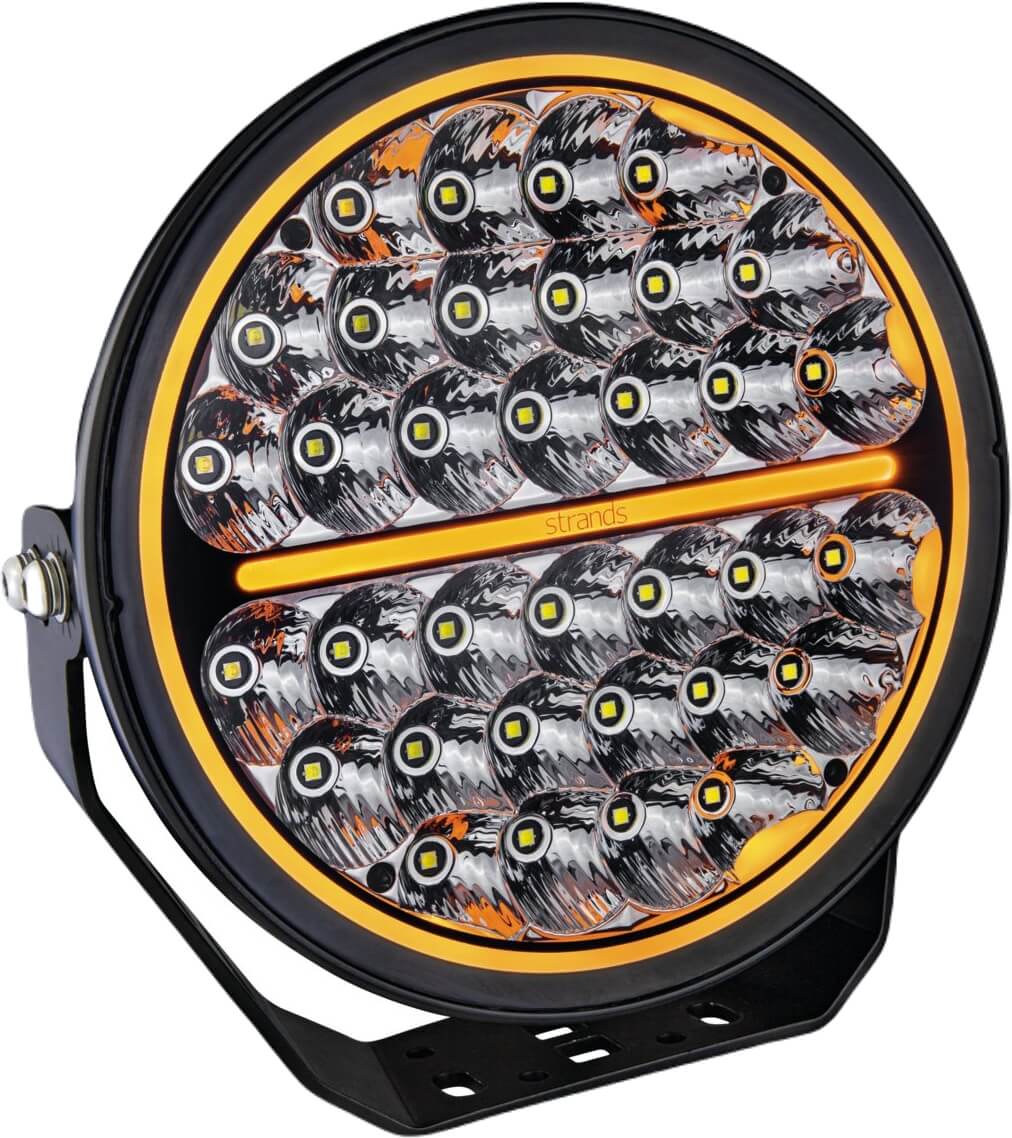 Led-lisävalo Siberian Night Ranger - Pyöreä | 23 cm | 20400 lm | Ref. 30, Strands