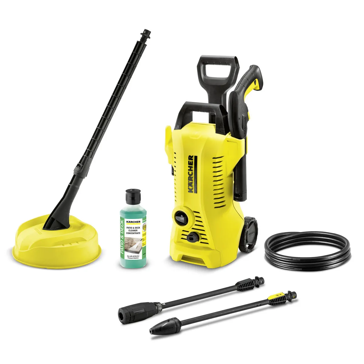 KÄRCHER K 2 Power Control Home -painepesuri, 1400 W, 110 bar, 360 l/h, musta, keltainen