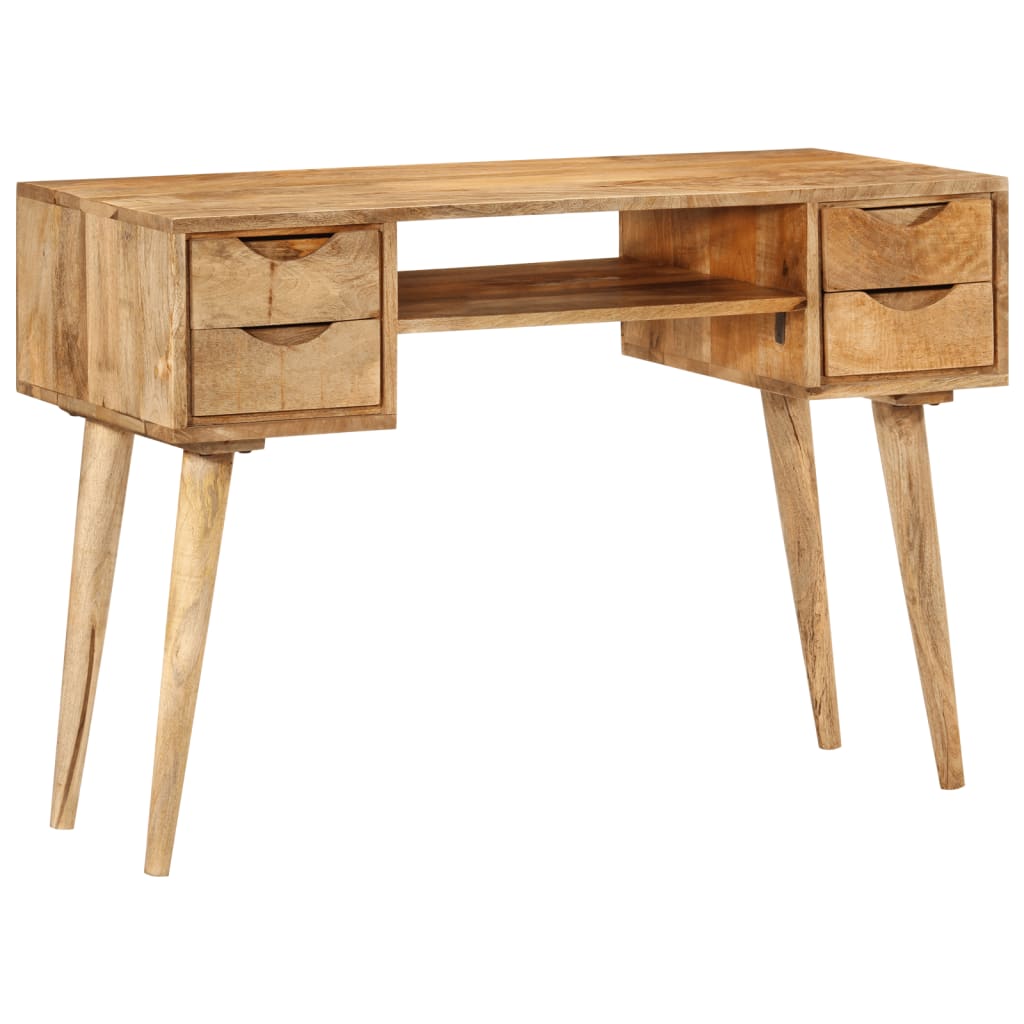 vidaXL Työpöytä 110x47x76 cm täysi mangopuu