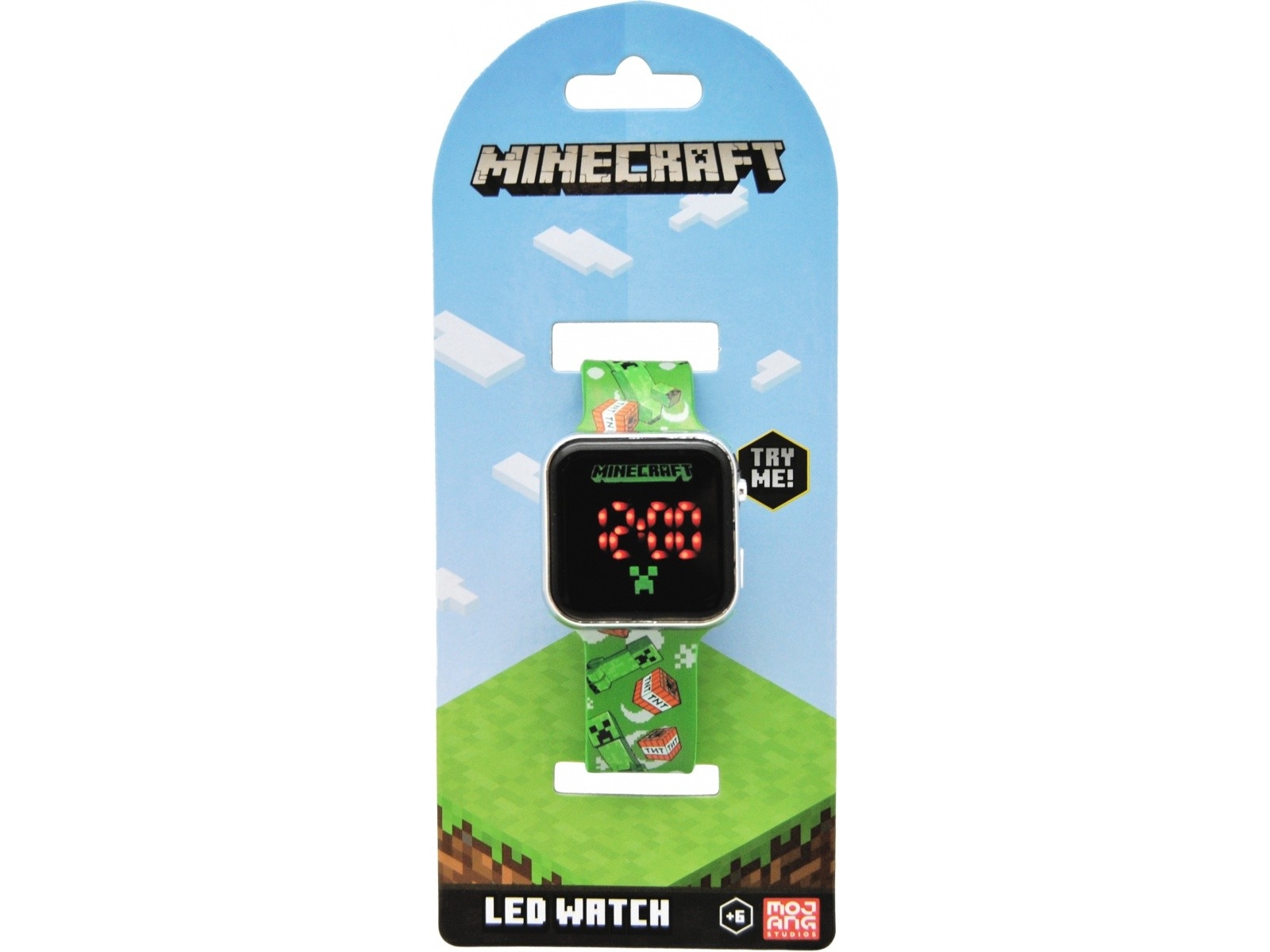 Lasten digitaalinen Minecraft Led rannekello rannekello