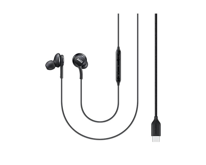 Samsung Type-C -langalliset nappikuulokkeet, USB-C, musta