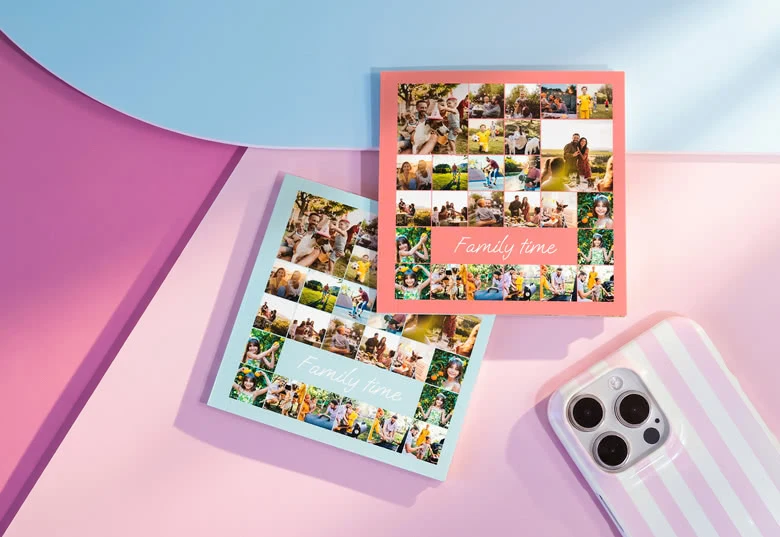 Smartphoto neliö minikuvakirja